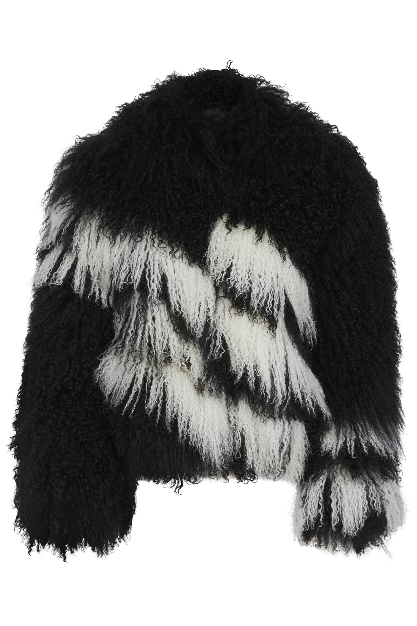 Laura Mongolian Wool Cropped Jacket