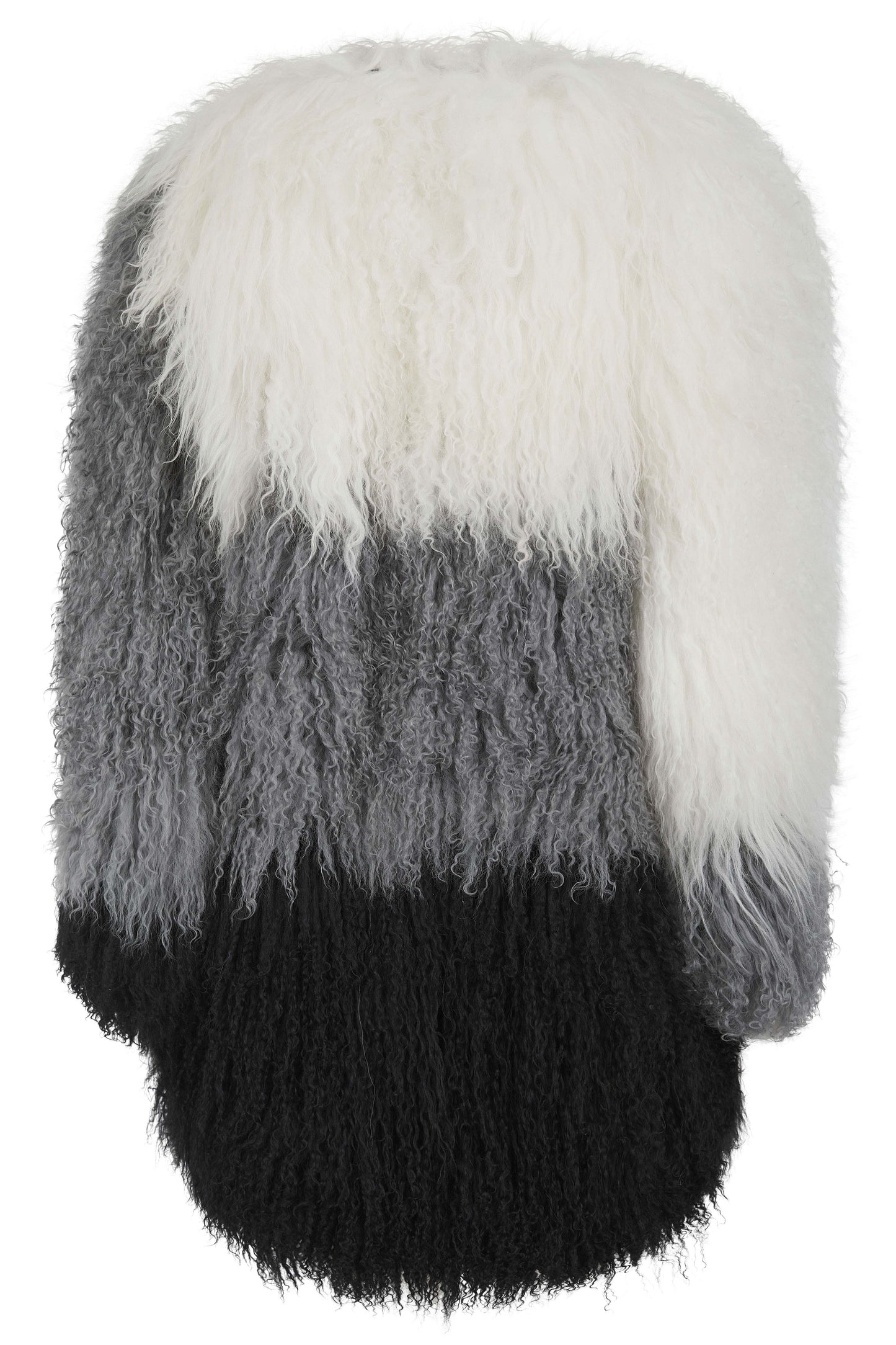 Maya Long Mongolian Wool Jacket