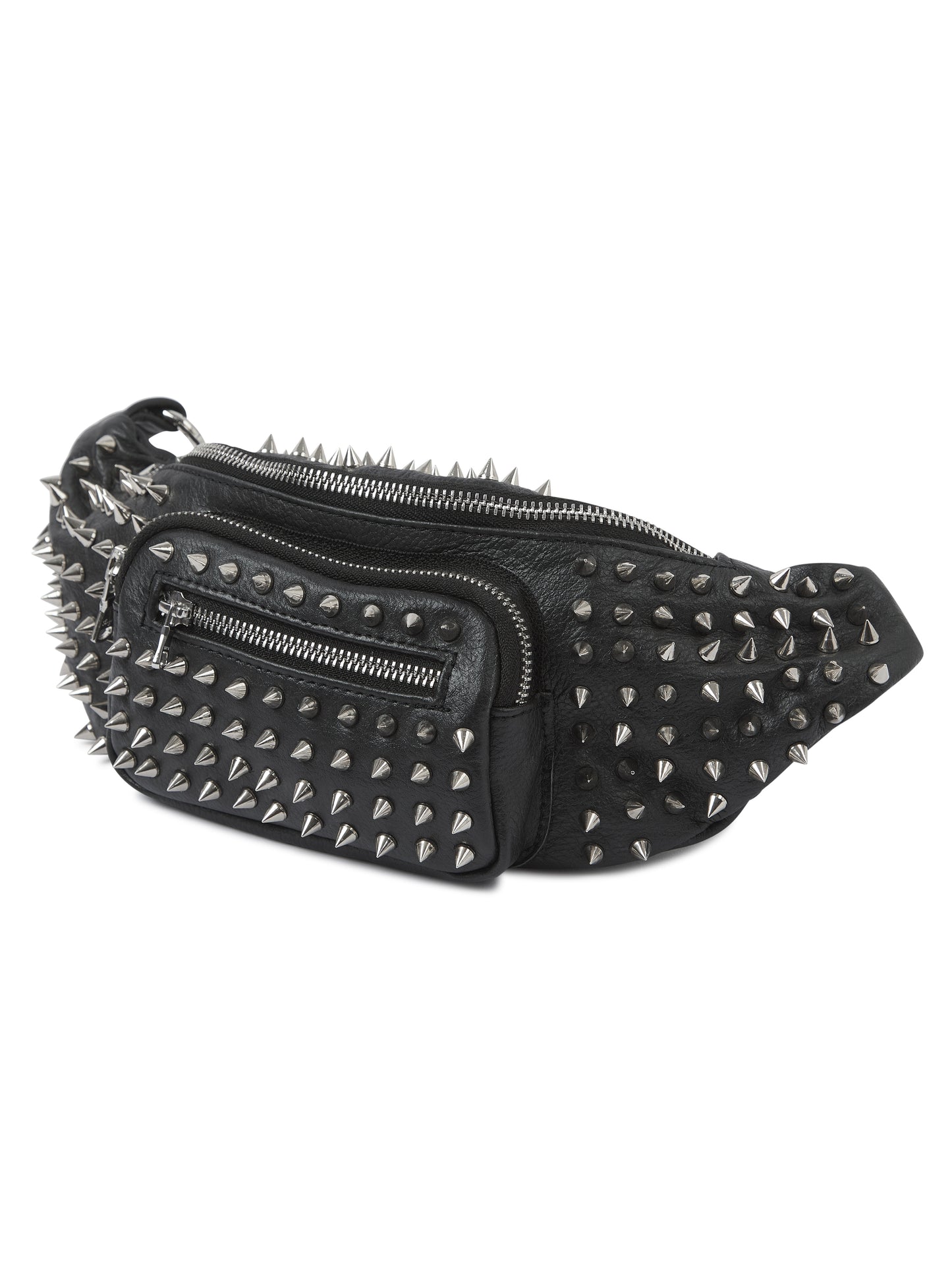 Crossbody Spike Leather BumBag