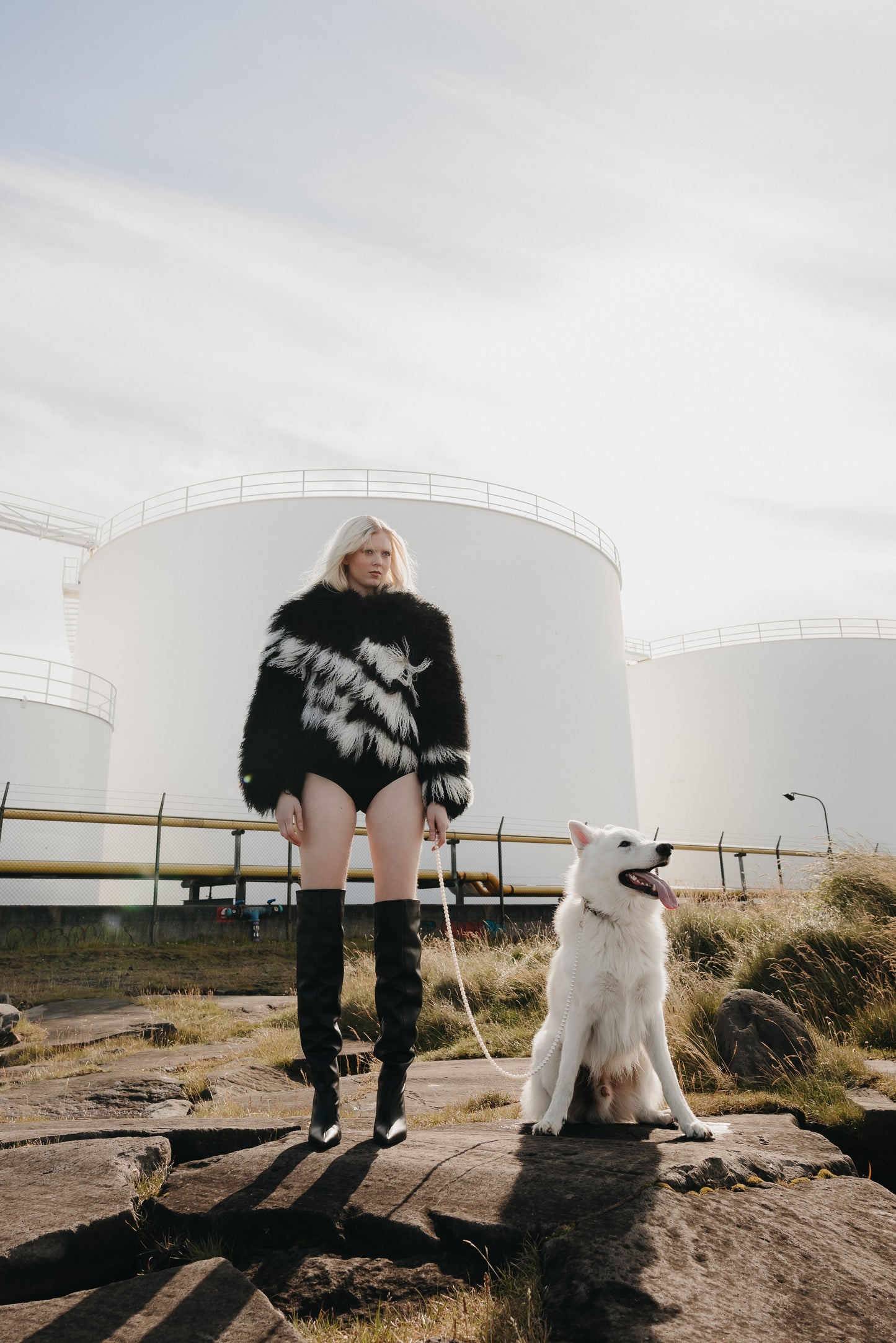 Laura Mongolian Wool Cropped Jacket