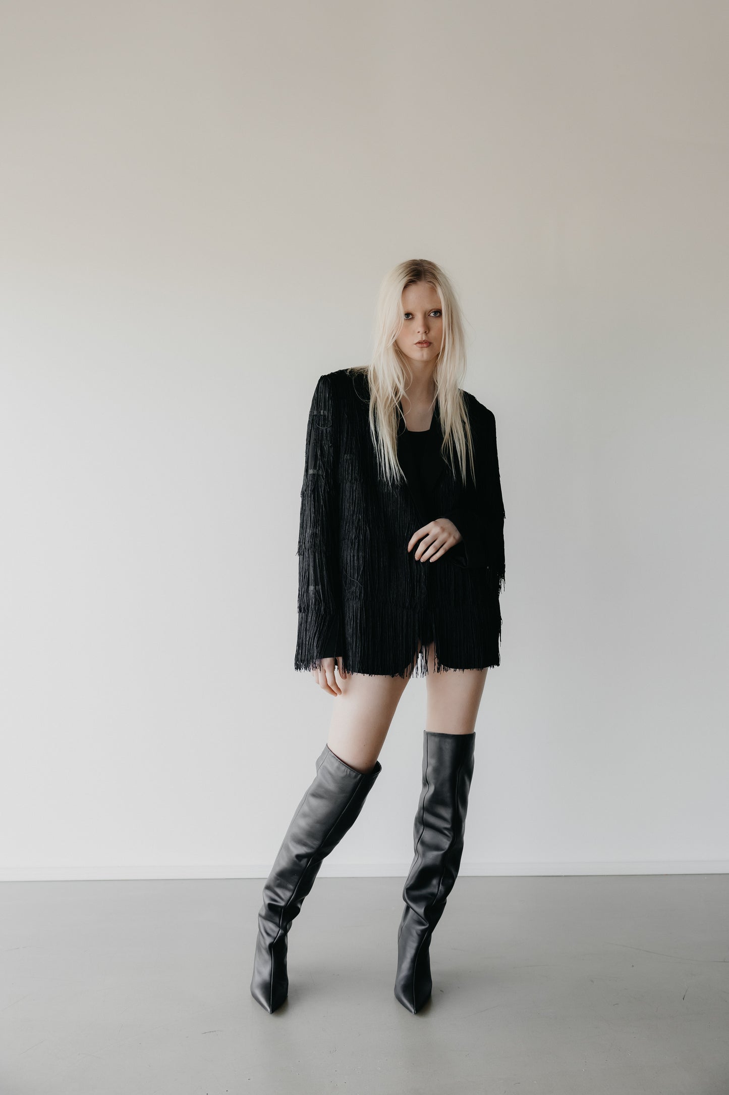 Bella Fringed Blazer