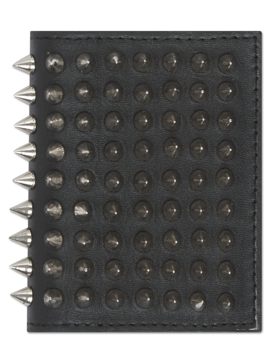 Spike Leather Card Wallet