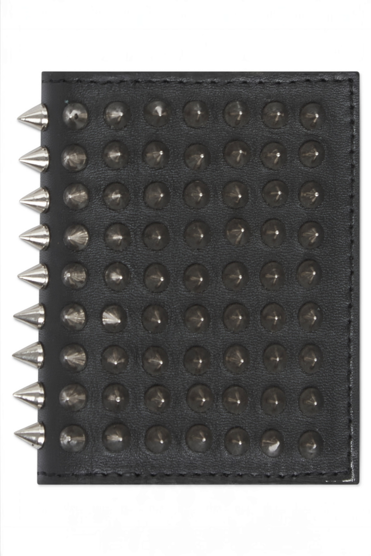 Spike Leather Card Wallet