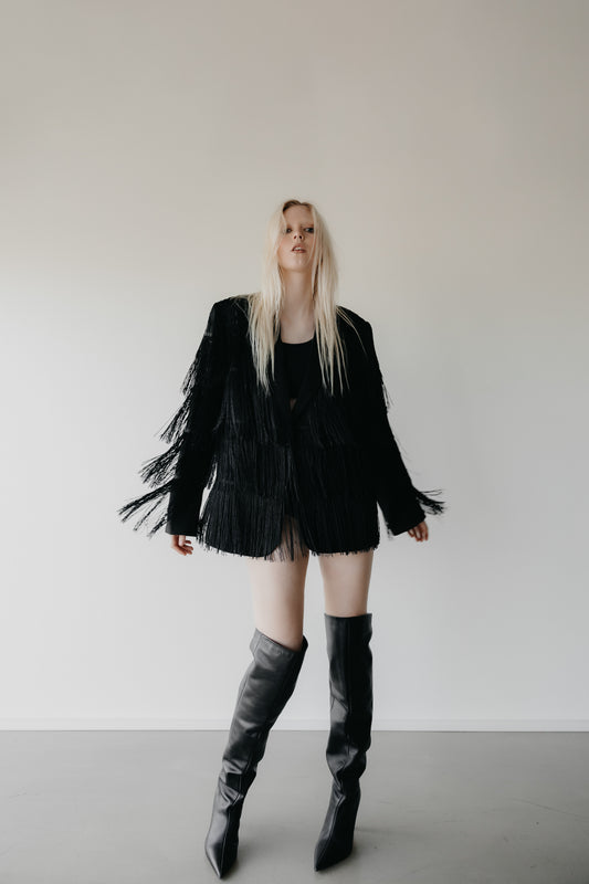Bella Fringed Blazer